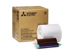 Mitsubishi 6" Electric Wide Paper Roll & Inksheet for 600 Photos #CK9046