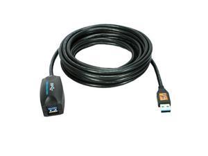 Tether Tools Pro 16' USB 3.0 SuperSpeed Active Extension Cable, Black #CU3016 Tether Tools Pro 16' USB 3.0 SuperSpeed Active Extension Cable, Black #CU3016
