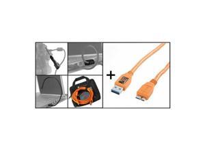 Tether Tools Starter ing Kit with 15' USB 3.0 Micro-B Cable, Orange #BTK54 Tether Tools Starter ing Kit with 15' USB 3.0 Micro-B Cable, Orange #BTK54