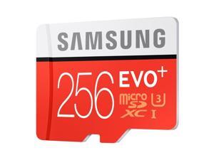 Samsung EVO+ 256GB Class 10 U3 microSDXC Memory Card with Adapter #MB-MC256DA/AM Samsung EVO+ 256GB Class 10 U3 microSDXC Memory Card with Adapter #MB-MC256DA/AM