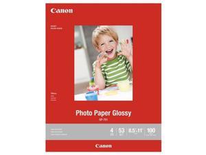 Canon Glossy Photo Paper GP-701 Inkjet Print 8 1/2" x 11" - Glossy - 100 Sheet Canon Glossy Photo Paper GP-701 Inkjet Print 8 1/2" x 11" - Glossy - 100 Sheet