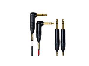 Mogami Gold Key SB 20' 2x TRS to 2x TS Right Angle Plugs Stereo Keyboard Cable Mogami Gold Key SB 20' 2x TRS to 2x TS Right Angle Plugs Stereo Keyboard Cable