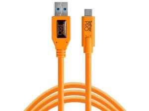 Tether Tools TetherPro USB to USB-C Cable, 15', Orange #CUC3215-ORG Tether Tools TetherPro USB to USB-C Cable, 15', Orange #CUC3215-ORG