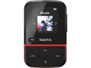 SanDisk 16GB Clip Sport Go Wearable MP3 Player, Red #SDMX30-016G-G46R
