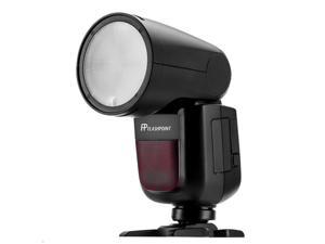 Godox V1 Flashpoint Zoom Li-on X R2 TTL On-Camera Round Flash Speedlight Kit for Pentax 