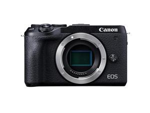 Canon EOS M6 Mark II Mirrorless Digital Camera Body, Black #3611C001