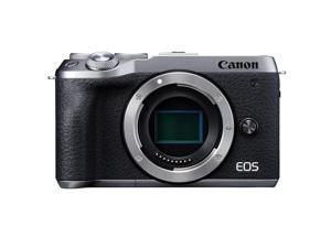 Canon EOS M6 Mark II Mirrorless Digital Camera Body, Silver #3612C001 Canon EOS M6 Mark II Mirrorless Digital Camera Body, Silver #3612C001
