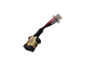 AC DC Jack Power Plug in Charging Port Connector Socket with Wire Cable Harness for Acer Aspire Switch 12 SW5-271 P/N:50.L7FN1.004