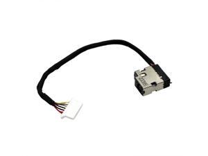 AC DC Jack Power Plug in Charging Port Connector Socket with Wire Cable Harness for HP 14-DF 14-DF0010NR 14-DF0011WM 14-DF0013CL 14-DF0013DS 14-DF0014DS 14-DF0015DS 14-DF0016DS 14-DF0018WM 14-DF0020NR