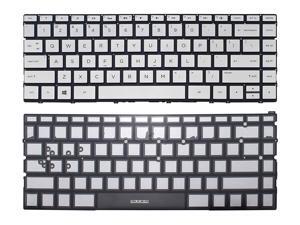 Laptop Keyboard Compatible for HP Pavilion 15-CD 15Z-CD000 15-CD001CA 15-CD001DS 15-CD002CA 15-CD002DS 15-CD003CA 15-CD004CA 15-CD007CA 15-CD075NR US Silver Backlit No Frame