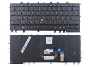 New Laptop Keyboard (with Backlit) for IBM Lenovo Thinkpad Yoga S1 S240 P/N: 04Y2620 4Y2820 ST-83US SN20A45458 47E00Z0 102-13G73LHA01 PK1310D1A00 MP-13G73USJ698, US layout Black color