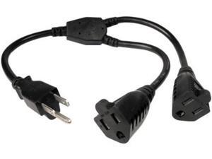 Cables Unlimited PWR-PSLIB-2 Outlet Xtender Power Cord Splitter Cables Unlimited PWR-PSLIB-2 Outlet Xtender Power Cord Splitter