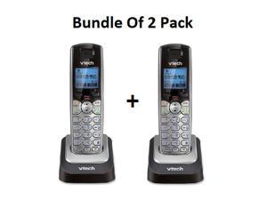 VTech DS6101 Accessory Handset with Caller ID/Call Waiting for VTech DS6151, Silver Bundle of 2 Pack VTech DS6101 Accessory Handset with Caller ID/Call Waiting for VTech DS6151, Silver Bundle of 2 Pack
