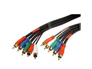 Cables Unlimited AUD-1380-06W Component Video and Audio Cable (6 Feet, White) Cables Unlimited AUD-1380-06W Component Video and Audio Cable (6 Feet, White)