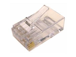 Cables Unlimited UTP-7010-50 Cat6 2-Piece RJ45 Connector for Solid Wire 50 Pack (Clear) Cables Unlimited UTP-7010-50 Cat6 2-Piece RJ45 Connector for Solid Wire 50 Pack (Clear)