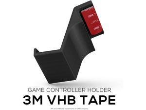 Game Controller Desktop Stand Holder (2 Pack) for Xbox ONE 360 Switch PS4 STEAM PC Nintendo, Universal Gamepad Accessories - No Screws, Stick on, Black Game Controller Desktop Stand Holder (2 Pack) for Xbox ONE 360 Switch PS4 STEAM PC Nintendo, Universal Gamepad Accessories - No Screws, Stick on, Black