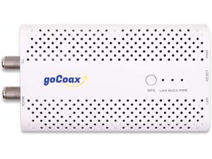 goCoax MoCA Adapter, MoCA 2.5, 2.5Gbps Ethernet Over Coax, 1xGbE Port, White(WF-803M)