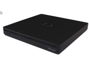 Pioneer Electronics BDR-XS07UHD 6x Slot Loading Portable USB 3.1 Gen1 BD/DVD/CD Burner Supports Blu-Ray, BDXL & M-Disc Format, Black