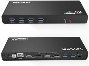 WAVLINK USB 3.0 Universal Laptop Docking Station,USB C to 5K/ Dual 4K @60Hz Video Outputs Dual Monitor for Windows,(2 HDMI & 2 DP, Gigabit Ethernet, 6 USB 3.0, ) DL6950-PD Function Not Supported WAVLINK USB 3.0 Universal Laptop Docking Station,USB C to 5K/ Dual 4K @60Hz Video Outputs Dual Monitor for Windows,(2 HDMI & 2 DP, Gigabit Ethernet, 6 USB 3.0, ) DL6950-PD Function Not Supported