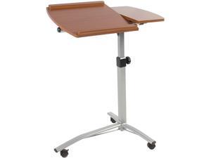 MEDA |Angle & Height Adjustable Rolling Laptop Desk Cart Over Bed Hospital Table Stand