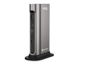 Plugable USB-C Dock 14-in-1 with Thunderbolt 3 Certification, Up To 96W Charging, Dual Monitor - Compatible with Mac and Windows, 2X DisplayPort and HDMI 2.0, 7X USB, Ethernet, Audio, Micro SD/SD Plugable USB-C Dock 14-in-1 with Thunderbolt 3 Certification, Up To 96W Charging, Dual Monitor - Compatible with Mac and Windows, 2X DisplayPort and HDMI 2.0, 7X USB, Ethernet, Audio, Micro SD/SD