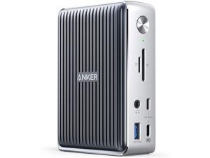 Anker Docking Station, PowerExpand Elite 13-in-1 Thunderbolt 3 Dock for USB-C Laptops, 85W Charging for Laptop, 18W Charging for Phone, 4K HDMI, 1Gbps Ethernet, Audio, USB-A Gen 1, USB-C Gen 2, SD 4.0 Anker Docking Station, PowerExpand Elite 13-in-1 Thunderbolt 3 Dock for USB-C Laptops, 85W Charging for Laptop, 18W Charging for Phone, 4K HDMI, 1Gbps Ethernet, Audio, USB-A Gen 1, USB-C Gen 2, SD 4.0
