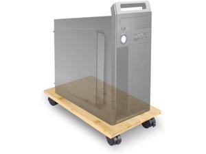 Computer Tower Stand CPU Holder Stand with 4 Mute Caster Wheels (True Color) Computer Tower Stand CPU Holder Stand with 4 Mute Caster Wheels (True Color)