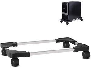 Liitrton Mobile CPU Stand Adjustable Computer Tower Stand with 4 Caster Wheels Fits Most PC (Black) Liitrton Mobile CPU Stand Adjustable Computer Tower Stand with 4 Caster Wheels Fits Most PC (Black)