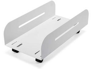 SKYZONAL Computer Rack with Caster Wheels, CPU Steel Rolling Stand Computer Tower Stand (White) SKYZONAL Computer Rack with Caster Wheels, CPU Steel Rolling Stand Computer Tower Stand (White)