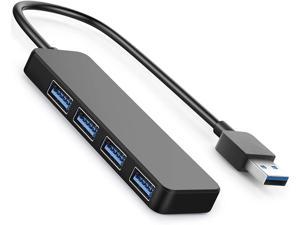 Lenovo 4-Port USB 3.0 Hub Portable Data Hub with 16-Inch Long Cable Compatible for USB A Devices