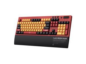Tt Thermaltake G521 Iron Man Chinese Special Edition,Wireless 2.4G,Bluetooth,Type-c triple Connectivity Modes,104 keys mechanical Keyboard