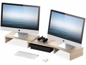 FITUEYES Monitor Stand Riser with Adjustable Length and Angle Laptop Desktop Stand DT108006WO FITUEYES Monitor Stand Riser with Adjustable Length and Angle Laptop Desktop Stand DT108006WO