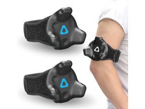 Skywin VR Tracker Straps for HTC Vive System Tracker Puck (2 Pack) - Adjustable Straps for Hand Foot Object and Full-Body Tracking in Virtual Reality
