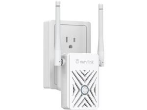 Outdoor WiFi Range Extender AC1200 Weatherproof, Outdoor Access Point with PoE Powered | Dual Band 2.4GHz 5GHz | 64-96 Connections | Dual GB Ethernet | Detachable Antennas, for Yard Garage Farm