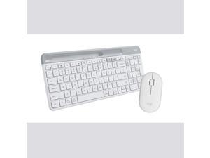 Ultra-Thin Wired Keyboard and Mouse Combination USB Interface Mechanical Keyboard Mouse Suitable for Home Daily Work Playing Games Black-Style2