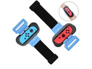 CORN Wrist Bands for Just Dance 2020 2019 for Nintendo Switch Controller Game, Adjustable Elastic Strap for Joy-Cons Controller, Two Size for Adults and Children, 2 Pack