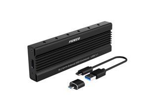 FIDECO M.2 NGFF SSD Enclosure Adapter, USB C Solid State Hard Drive Reader Converter Case for M.2 2230 2242 2260 2280 SSD with B Key/B+M Key, USB 3.1 Gen 2 10Gbps Transfer, Support UASP (SATA Based) FIDECO M.2 NGFF SSD Enclosure Adapter, USB C Solid State Hard Drive Reader Converter Case for M.2 2230 2242 2260 2280 SSD with B Key/B+M Key, USB 3.1 Gen 2 10Gbps Transfer, Support UASP (SATA Based)