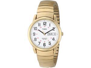 Timex Men's | Gold-Tone Case & Band w Day/Date | Easy Reader Watch T20471 Timex Men's | Gold-Tone Case & Band w Day/Date | Easy Reader Watch T20471