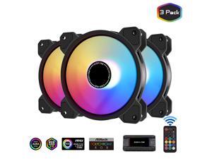 EZDIY-FAB 120mm ARGB Case Fan,Motherboard Aura Sync Fan, High Airflow,Speed Adjustable, Addressable RGB Fan for PC Case 10-Port Fan Hub and Remote-3 Pack EZDIY-FAB 120mm ARGB Case Fan,Motherboard Aura Sync Fan, High Airflow,Speed Adjustable, Addressable RGB Fan for PC Case 10-Port Fan Hub and Remote-3 Pack