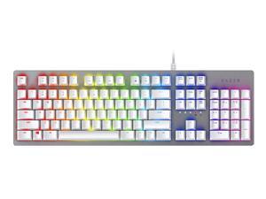 Razer Huntsman Gaming Keyboard: Fastest Keyboard Switches Ever - Clicky Optical Switches - Customizable Chroma RGB Lighting - Programmable Macro Functionality - Mercury White Razer Huntsman Gaming Keyboard: Fastest Keyboard Switches Ever - Clicky Optical Switches - Customizable Chroma RGB Lighting - Programmable Macro Functionality - Mercury White