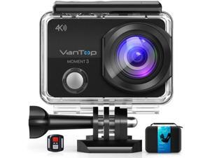 CORN Moment 3 4K Action Camera w/Gopro Compatible Carrying Case,Remote Control,16MP Sony Sensor,30M Waterproof Camera w/Gopro Compatible Accessories,2 Batteries,170° Ultra Wide Angle CORN Moment 3 4K Action Camera w/Gopro Compatible Carrying Case,Remote Control,16MP Sony Sensor,30M Waterproof Camera w/Gopro Compatible Accessories,2 Batteries,170° Ultra Wide Angle