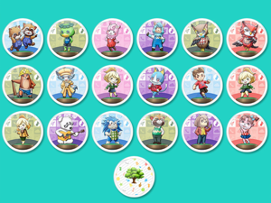 Animal Crossing - New 18PCS Full Set NFC PVC TAG Cards for Nintendo Switch WII U AMIIBO