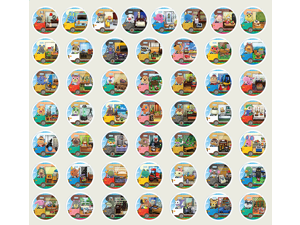 Animal Crossing - New 50PCS Recreational Vehicle Full Set NFC PVC TAG Cards for Nintendo Switch WII U AMIIBO
