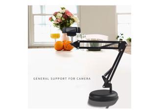 CORN Adjustable Desktop Suspension Boom Scissor Mount Stand Holder for Logitech Webcam C922 C930e C930 C920 C615, Durable Iron, Perfect for Video Recording-Round Base CORN Adjustable Desktop Suspension Boom Scissor Mount Stand Holder for Logitech Webcam C922 C930e C930 C920 C615, Durable Iron, Perfect for Video Recording-Round Base