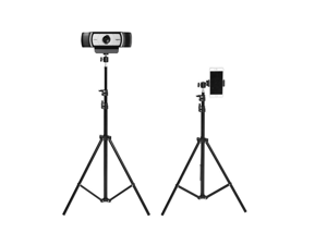 CORN Multifunctional Upgrade Lightweight Mini Tripod Maximum Standing Height of 210CM Adjusting Height by Legs or Aluminum Ring,WebcamTripod Stand with Smart Phone Mount Clips CORN Multifunctional Upgrade Lightweight Mini Tripod Maximum Standing Height of 210CM Adjusting Height by Legs or Aluminum Ring,WebcamTripod Stand with Smart Phone Mount Clips