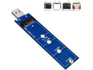 CORN M.2 to USB Adapter, B Key M.2 SSD to USB 3.0 Reader Card, NGFF SATA Converter Support SATA Based SDD 2230 2242 2260 2280 No Cable Needed
