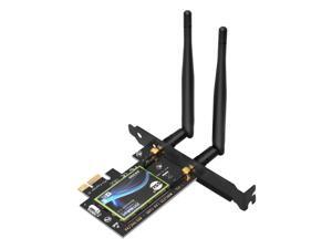 CORN WiFi 6 Bluetooth5.0 AX200 2974Mbps PCIe Wireless WiFi Network Card,Dual Band(5GHz 2400Mbps/ 2.4GHz 574Mbps)Card for Desktop PC, 802.11ax/ac/a/b/g/n, Support Windows 10 64-bit Only CORN WiFi 6 Bluetooth5.0 AX200 2974Mbps PCIe Wireless WiFi Network Card,Dual Band(5GHz 2400Mbps/ 2.4GHz 574Mbps)Card for Desktop PC, 802.11ax/ac/a/b/g/n, Support Windows 10 64-bit Only