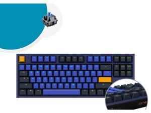Ducky One 2 Horizon Mini All Non Conflicting 87 Keys Cherry Mx Blue Mechanical Gaming Keyboard No Backlight Newegg Com
