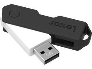Lexar JumpDrive TwistTurn2 32GB USB 2.0 Flash Drive, Black (LJDTT2-32GABNABK) Lexar JumpDrive TwistTurn2 32GB USB 2.0 Flash Drive, Black (LJDTT2-32GABNABK)