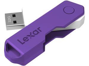 Lexar JumpDrive TwistTurn2 32GB USB 2.0 Flash Drive, Purple (LJDTT2-32GABNAPL) Lexar JumpDrive TwistTurn2 32GB USB 2.0 Flash Drive, Purple (LJDTT2-32GABNAPL)